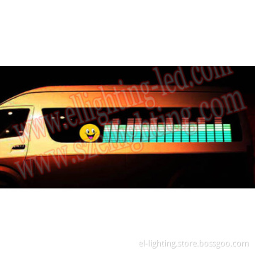 Crystal Car Stickers EL Car Sticker